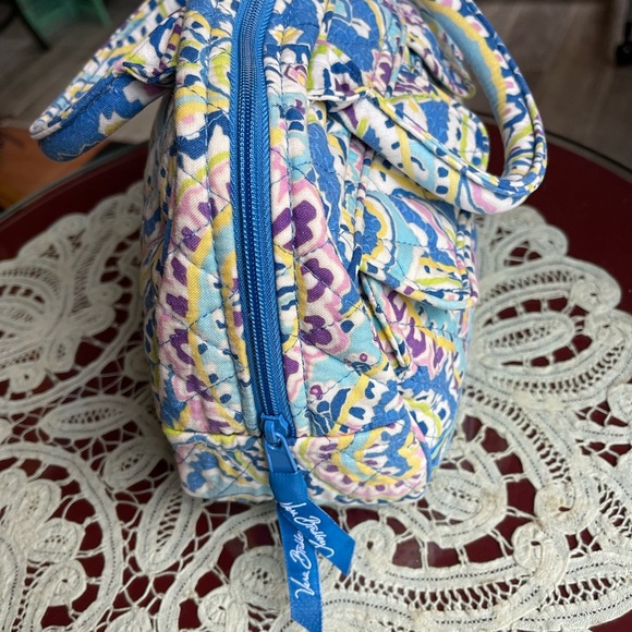 Vera Bradley Small BowlerStyle Satchel in Capri Blue - Picture 5 of 8